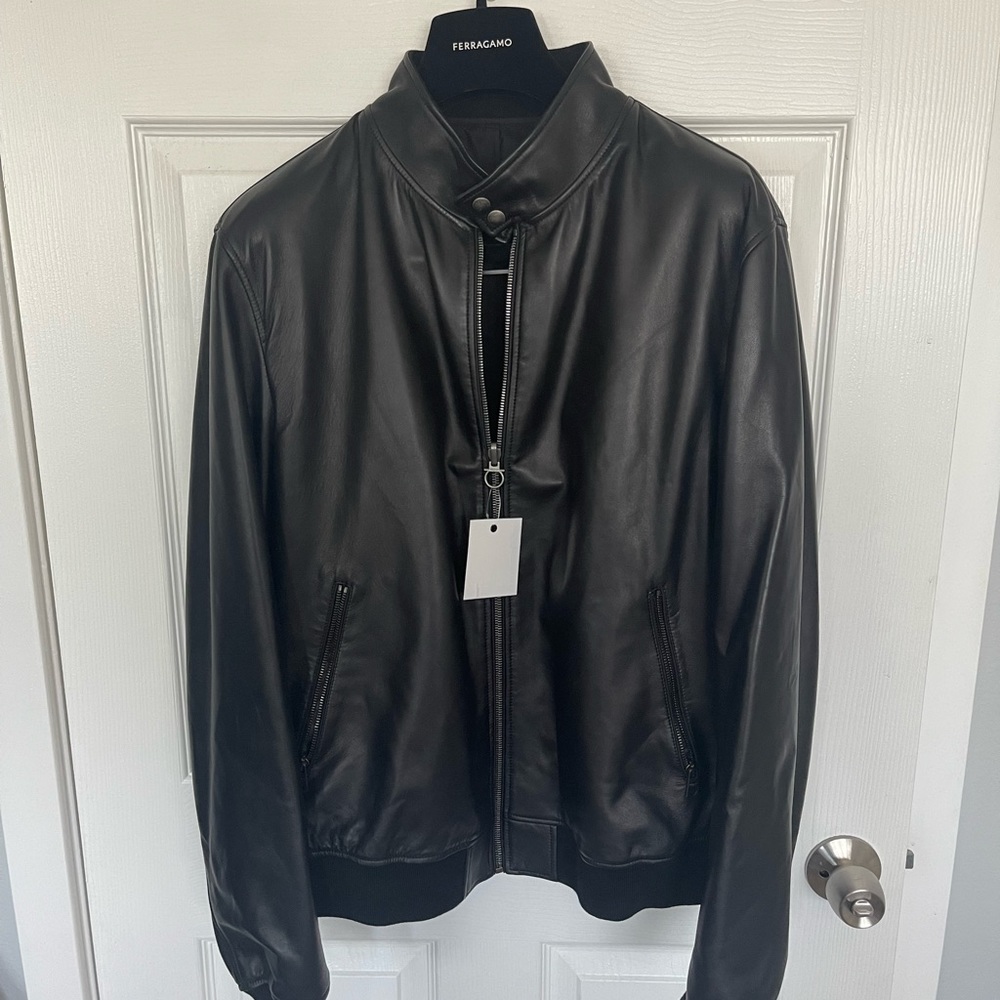 Salvatore Ferragamo reversible bomber jacket